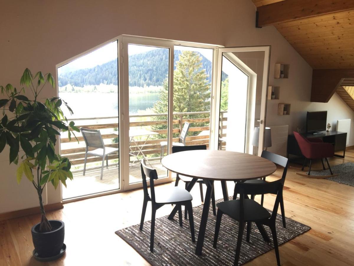Апартаменты Le Balcon Du Lac Жерарме Экстерьер фото